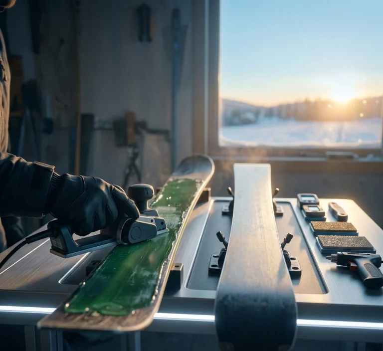 Cuidado y mantenimiento equipo de esquí